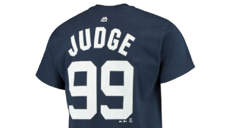 aaron judge shirt jersey