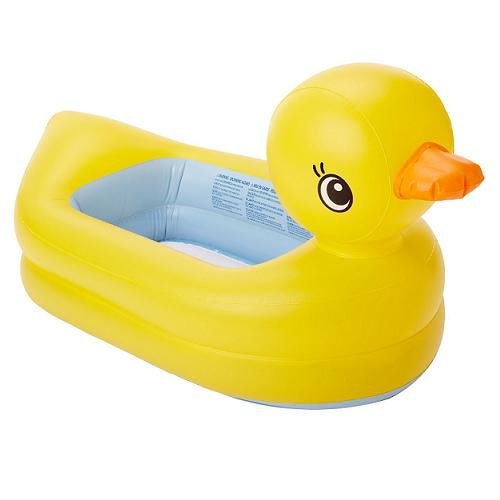 munchkin white hot inflatable duck tub, best infant tubs, infant tubs, best toddler tubs, toddler tubs, inflatable infant tubs, affordable infant tubs