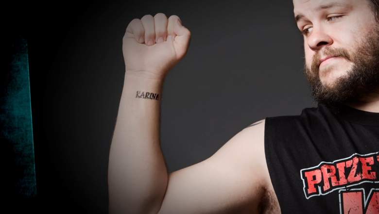 Kevin Owens tattoo, Kevin Owens karina tattoo, Kevin Owens tattoo arm