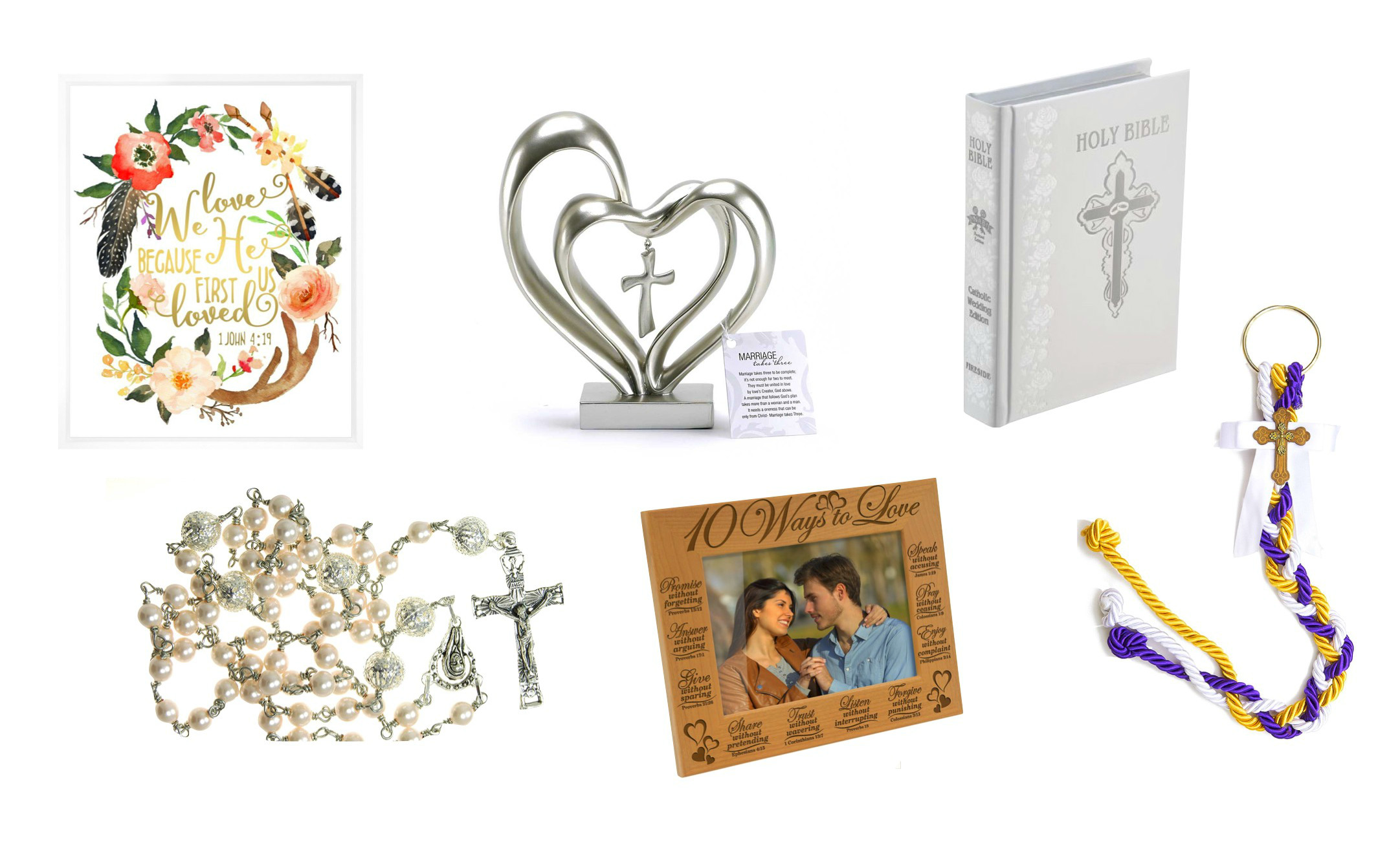 christian gifts, religious gifts, wedding bible, personalized wedding gifts