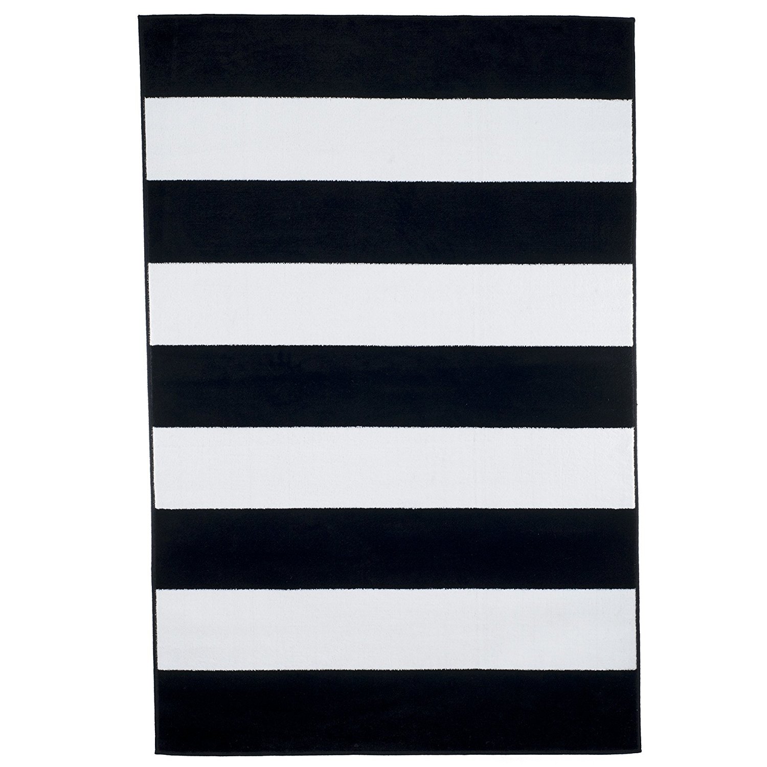 dorm rugs, black and white rugs, striped rugs