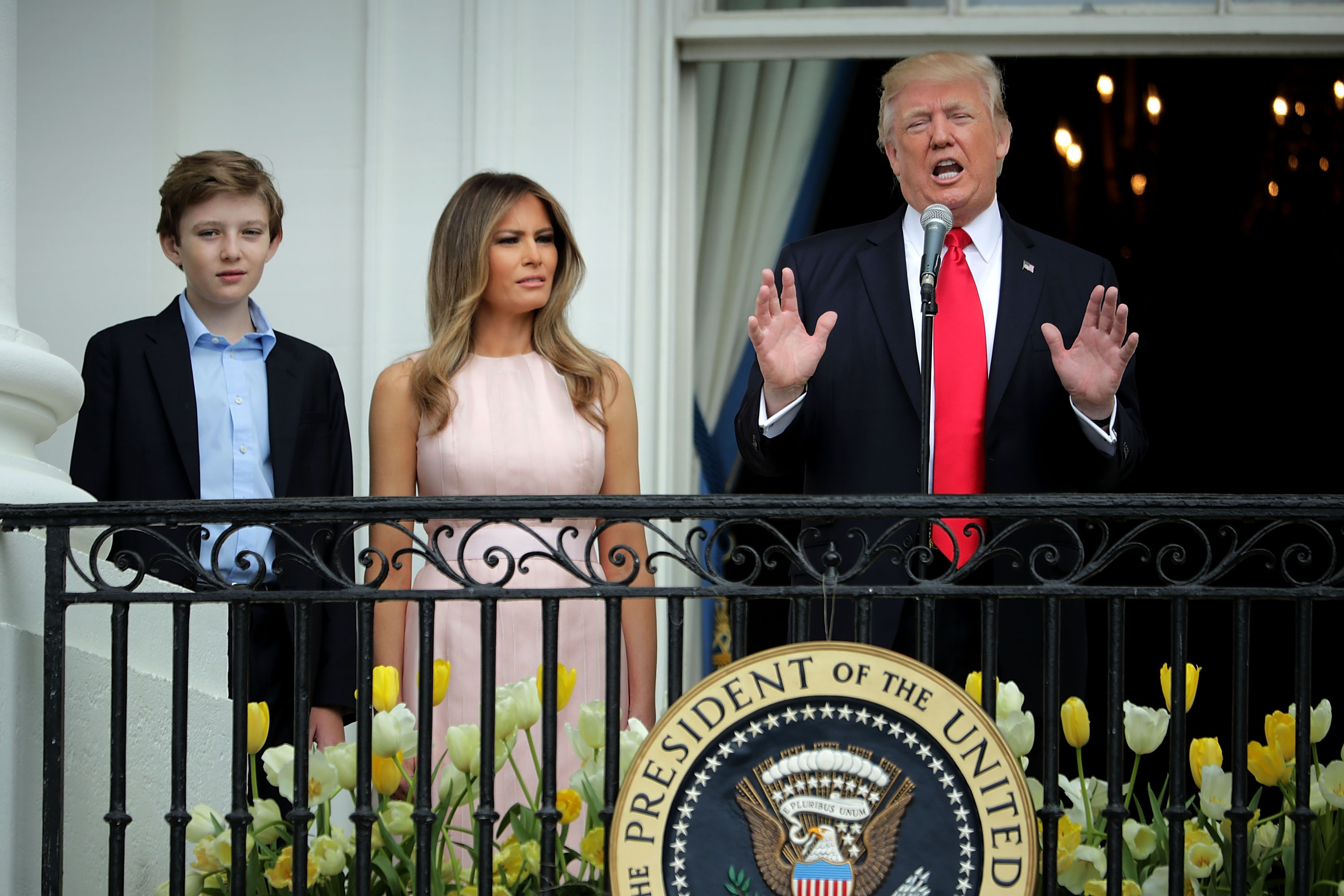 Barron Trump S Height How Tall Is The First Son Heavy Com   Gettyimages 669449738 