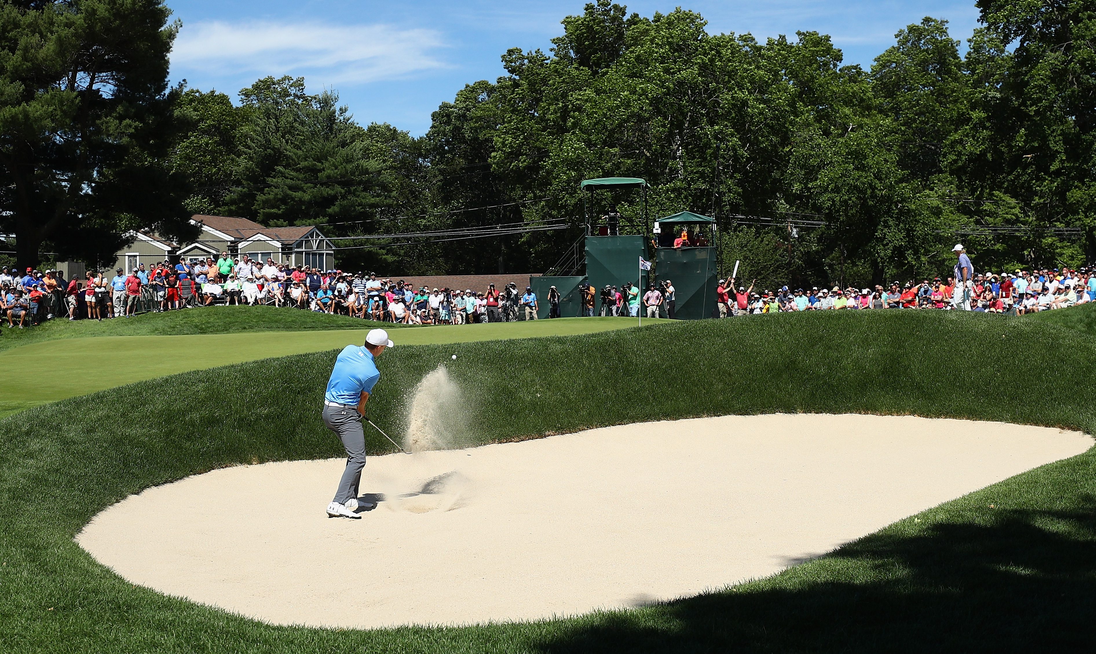 WATCH: Jordan Spieth Birdie From Bunker At Travelers