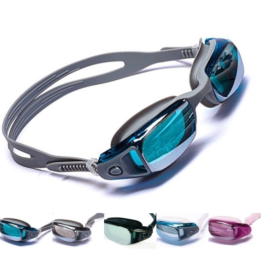 Leakproof UV Protection Swimming Swim Goggles Glasses Free Protective Case 