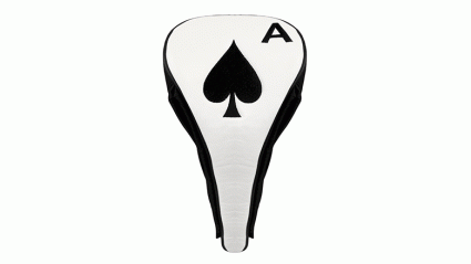 jp lann golf ace of spades head cover