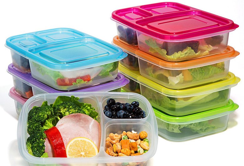Green vege Bento Meal Prep Containers