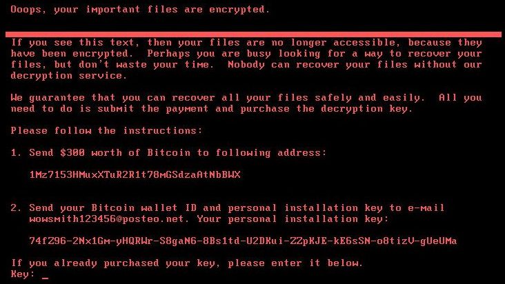 petya, petya ransomware, petya attack, petya screenshot