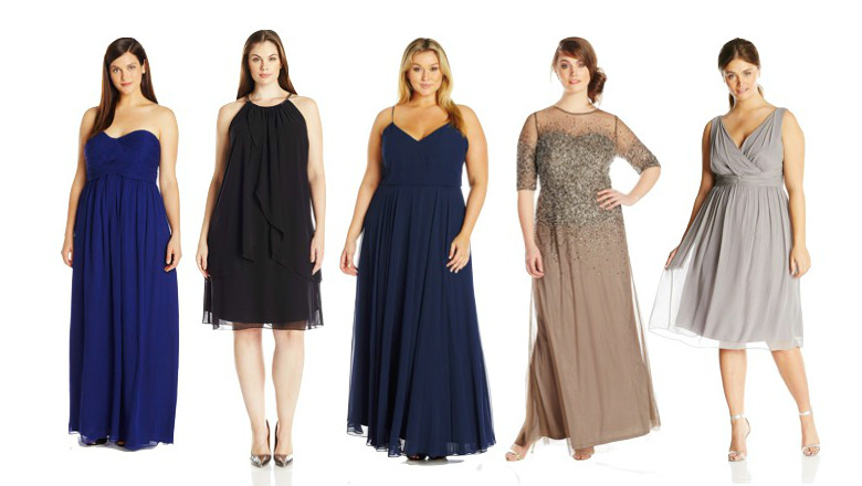 maid of honor dresses for chubby