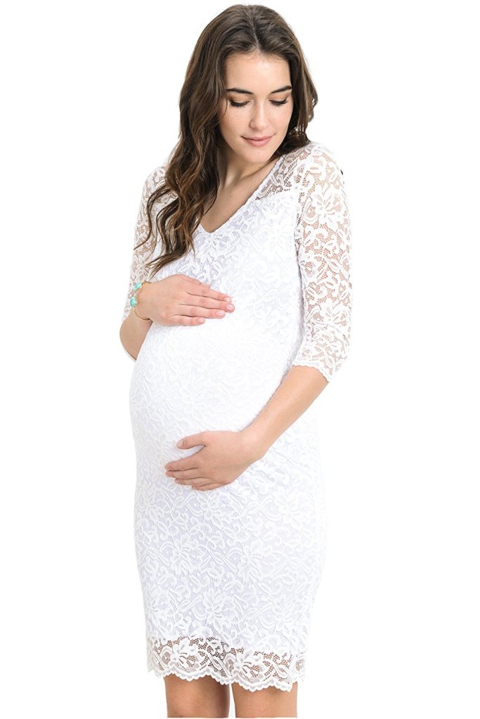 maternity wedding dress, maternity wedding dresses, pregnancy wedding dress, white maternity dress 