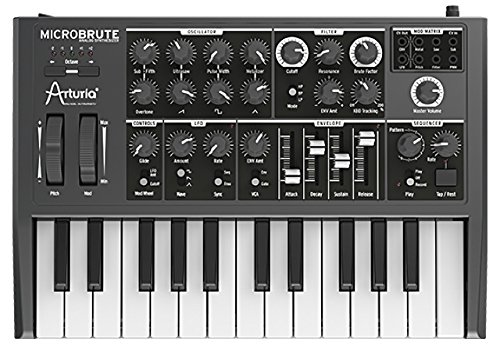 ARturia Microbrute cheap analog, best cheap analog synth, affordable analog synth, cheap analog synthesizers