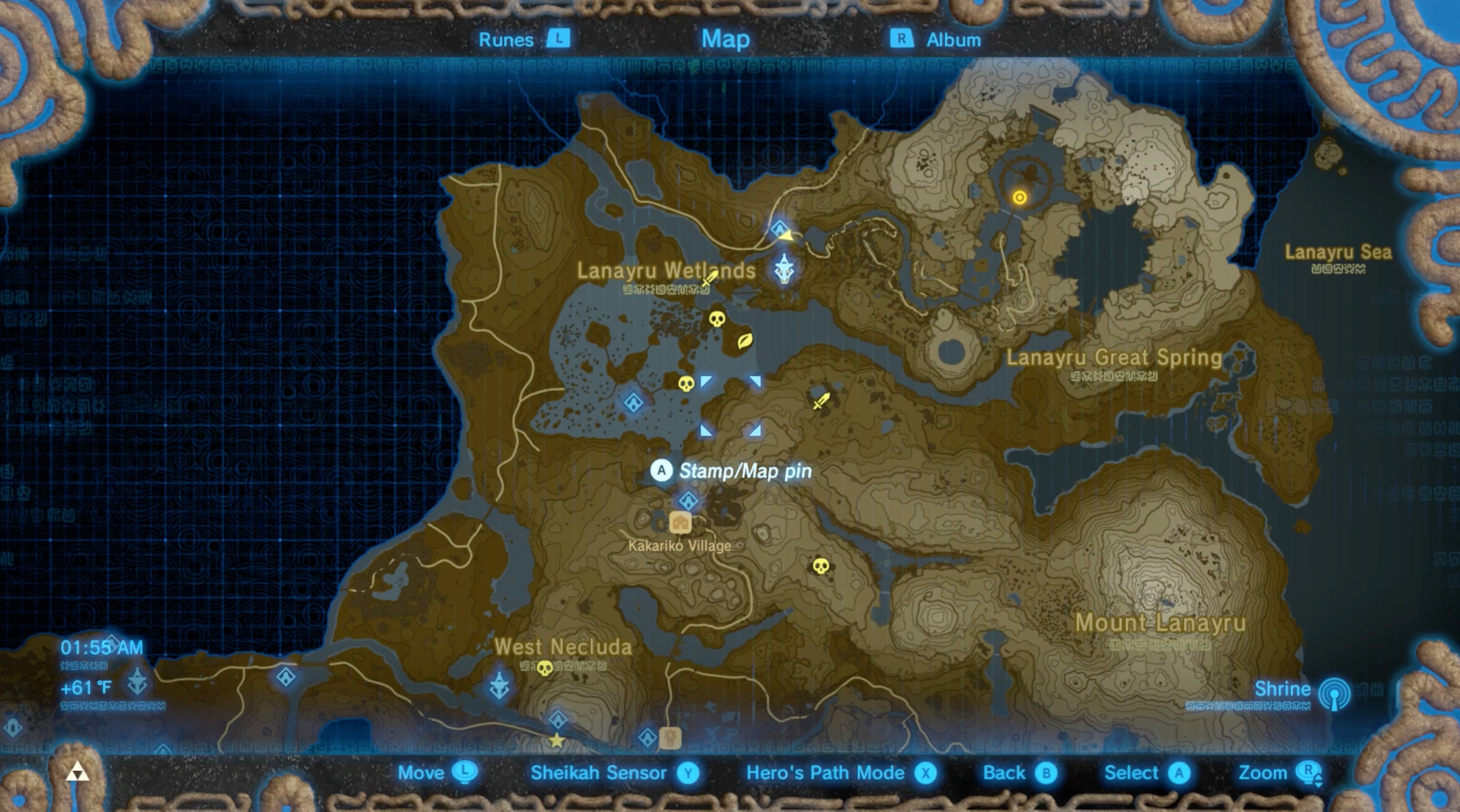 Breath Of The Wild World Map - Map