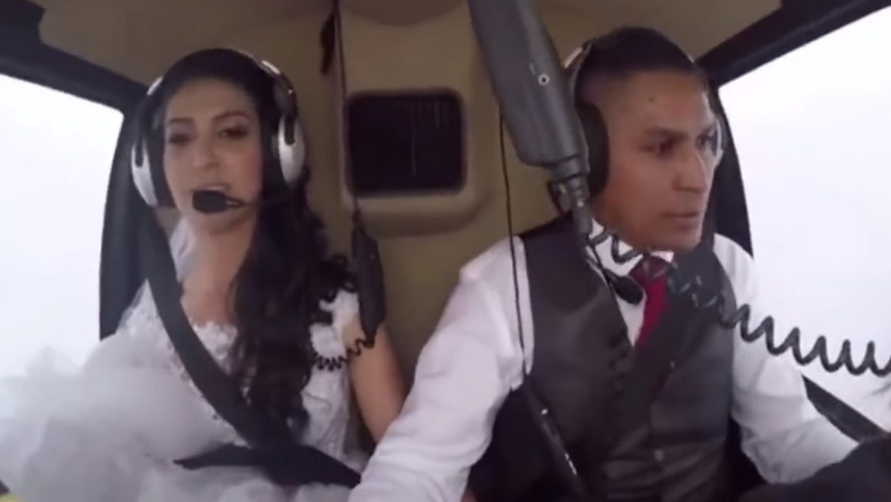 WATCH: Helicopter Carrying Bride to Wedding Crashes ...
 Helicopter Crashes Wedding