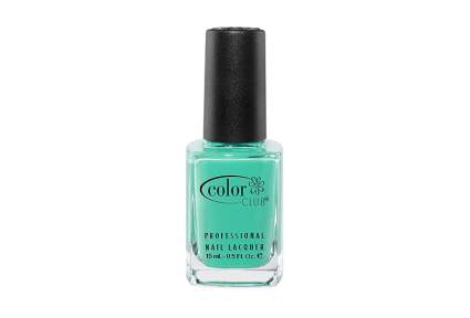 turquoise nail polish, teal nail polish, mint nail polish, Color Club Aquarius