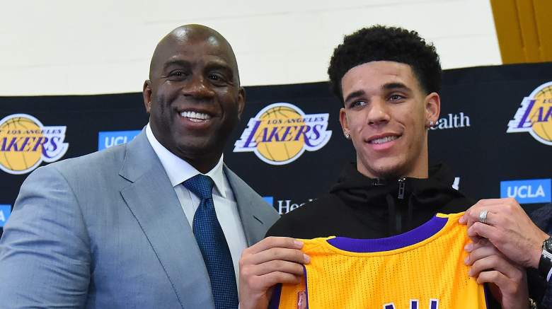 la los angeles lakers roster, lonzo ball, starting lineup