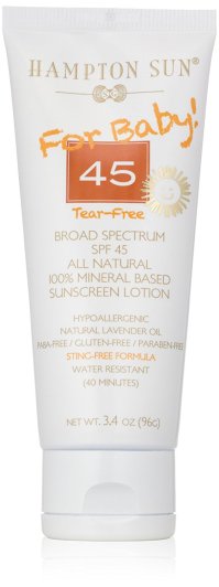 Hampton Sun SPF 45 Continuous Mist Sunscreen, best sunscreen for babies, sunscreen for babies, natural sunscreen for babies, safe sunscreen for babies