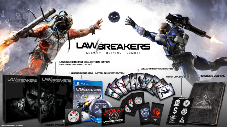 LawBreakers Physical Edition