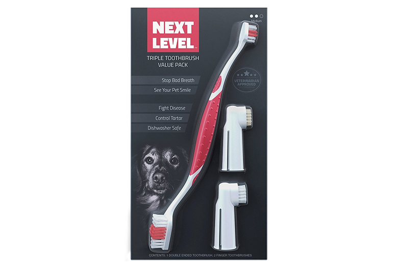 Image of next level pet triple toothbrush pack