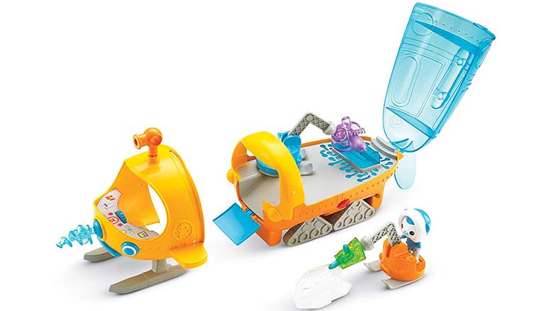 Octonauts Octopod Tunip Playset Action Figures Kid Exercise Education Toy Set 