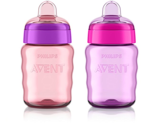 Philips Avent My Easy Sippy Cup (Set of Two), bpa free sippy cups, best bpa free sippy cups, pink sippy cups, sippy cups for girls, best sippy cups