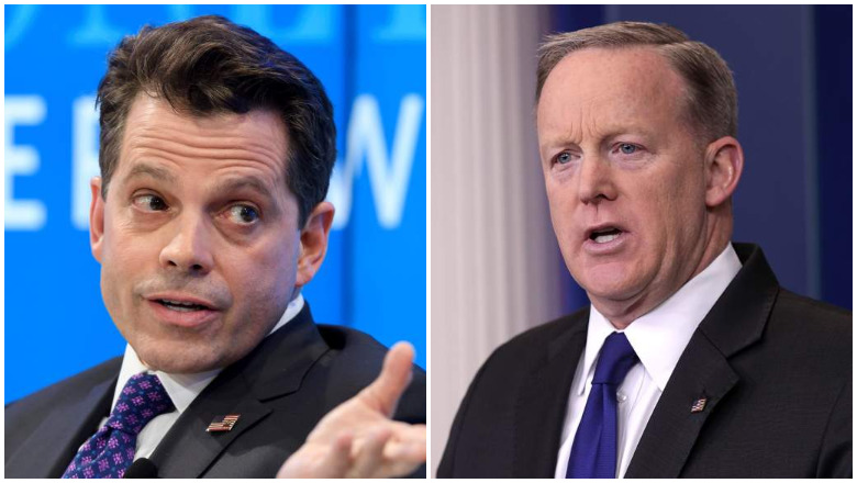 anthony scaramucci, sean spicer