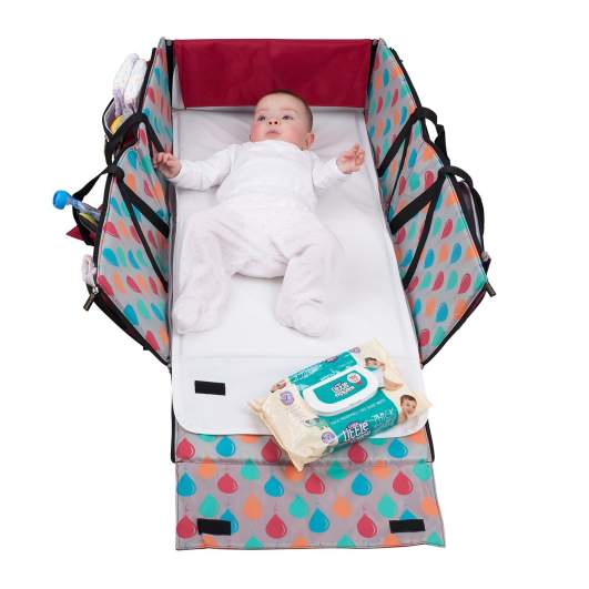 Prime Baby Bags Mulitfunctional Portable Carry Cot, travel cot, best travel cot, travel cot for babies, travel crib, portable crib, best travel crib, 3-in-1 changer and travel crib