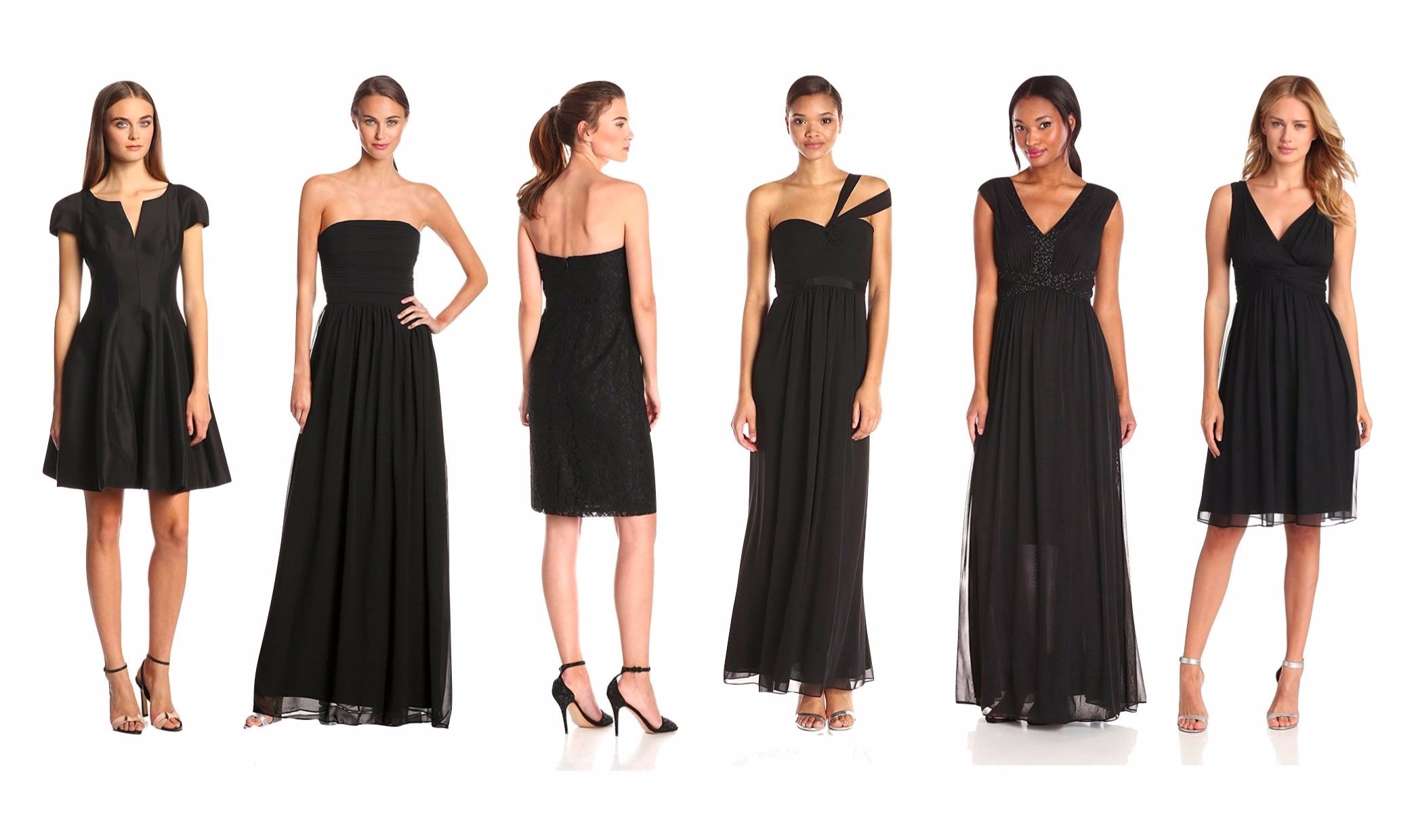 Top 10 Best Black Bridesmaid Dresses