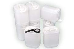 White 2.5 Gallon Samson Stacker Water Storage, Sturdy, Stackable