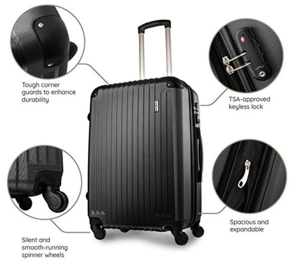 travelCross columbia luggage set, best luggage set cheap, best affordable luggate set, cheap affordable luggage set