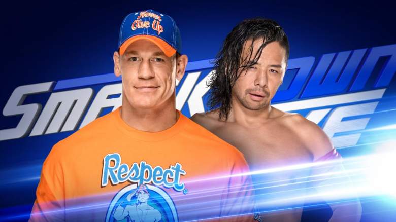 Shinsuke Nakamura John Cena, Shinsuke Nakamura John Cena match, Shinsuke Nakamura John Cena smackdown live