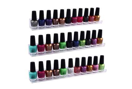 nail polish display, nail polish rack, nail polish wall rack, nail polish stand