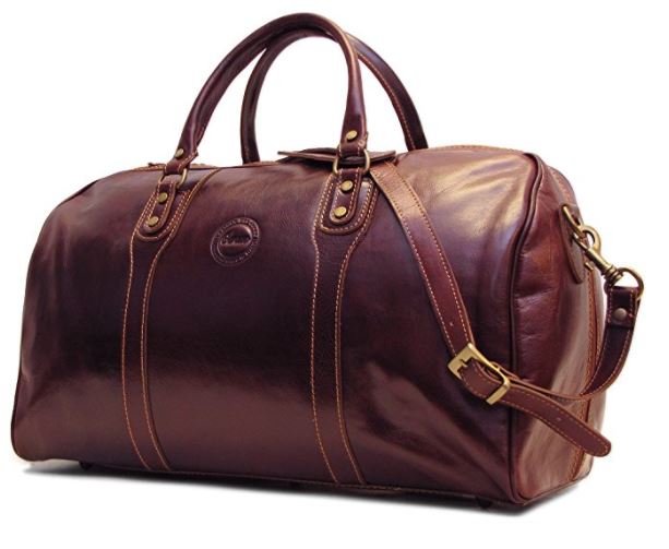 cenzo vecchio italian leather, best mens weekend bag, best mens weekend luggage, best bag mens weekender