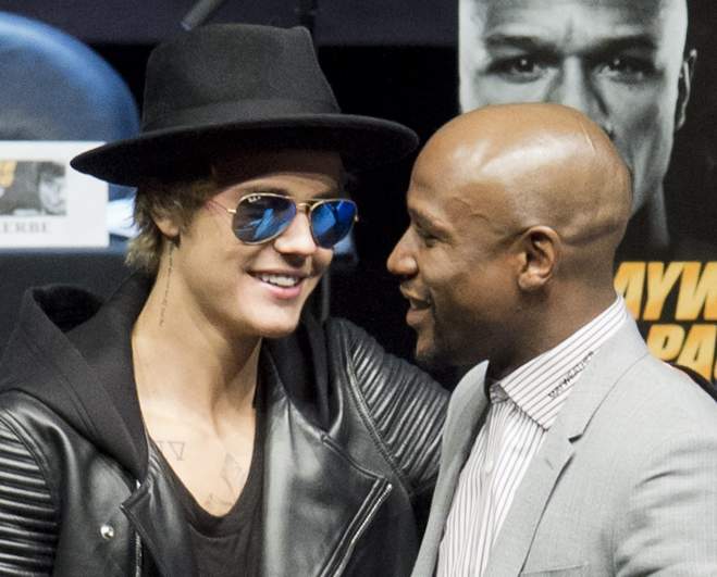 Floyd Mayweather and Justin Bieber friends