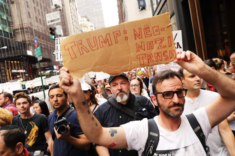 Trump protest New York