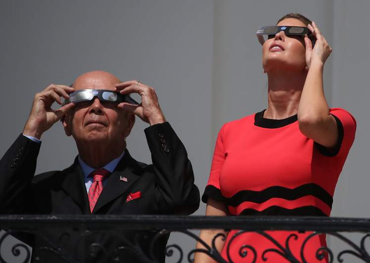 Donald Trump solar eclipse