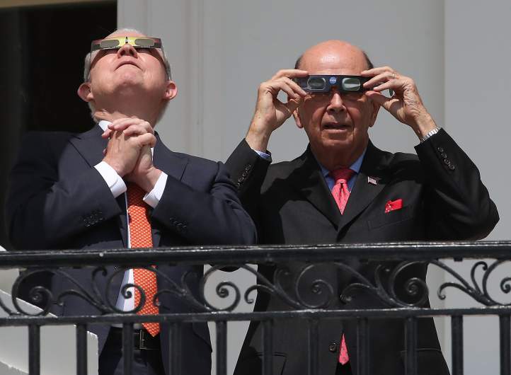 Donald Trump eclipse glasses