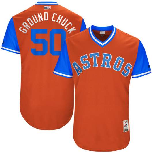 Charlie Morton Ground Chuck, MLB players weekend, players weekend jersey