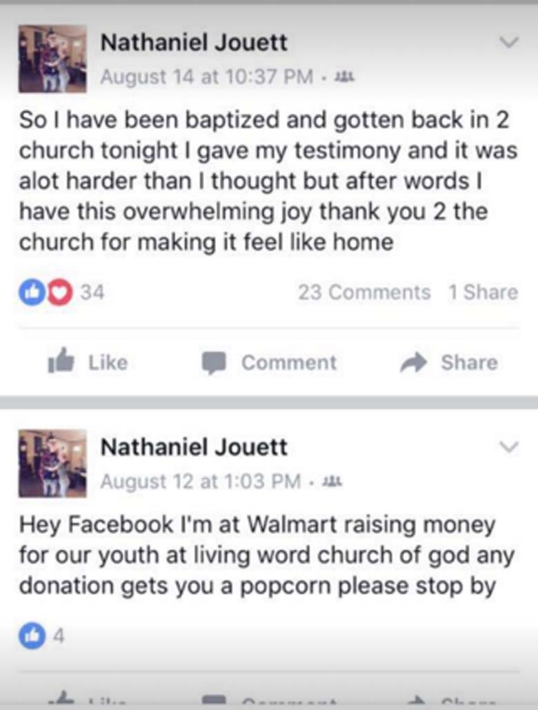 Nathaniel Jouett Facebook page