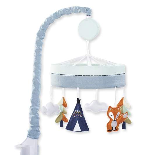 Just Born Adventure Musical Mobile, best baby mobiles, baby mobiles, best crib mobiles, crib mobiles, musical mobile, fox mobile, mobiles for boys, mobiles for girls, navy mobile, orange mobile