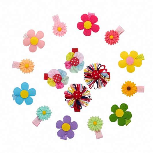 Koony Baby Toddler Mixed Design Hair Clips, baby hair clips, best baby hair accessories, baby hair accessories, colorful hair clips, mini hair clips, rainbow hair clips, floral hair clips, flower hair clips
