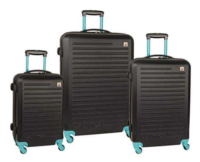 Nautica best luggage set, best luggage set cheap, best affordable luggate set, cheap affordable luggage set
