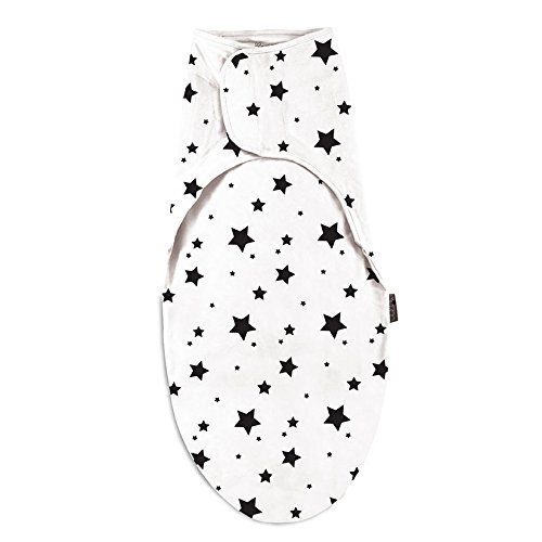 Nuroo the Swaddler One Size for All Babies (Goodnight Stars), best new baby products, new baby products, best swaddler, best new swaddler, best swaddle, best new swaddle, baby swaddle, one size fits all swaddle, star swaddle