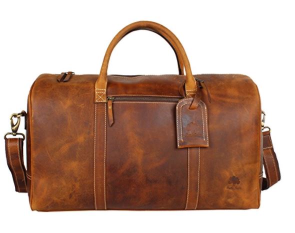 RusticTown Duffle Airplane Bag, best mens weekend bag, best mens weekend luggage, best bag mens weekender