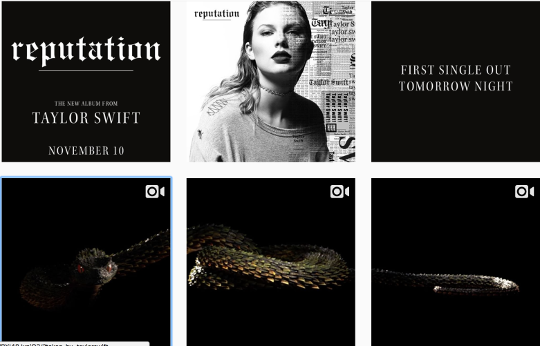 Taylor Swift snakes