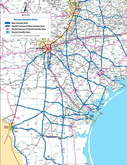 Hurricane Harvey Corpus Christi Evacuation: Routes & Map | Heavy.com