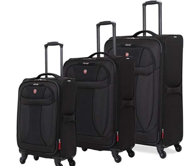 swissgear neo lite luggage set, best luggage set cheap, best affordable luggate set, cheap affordable luggage set
