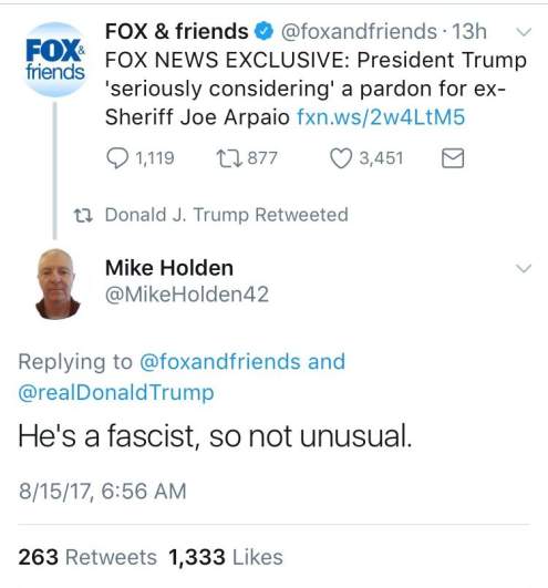 Donald Trump Fascist, Donald Trump retweet, Donald Trump Twitter