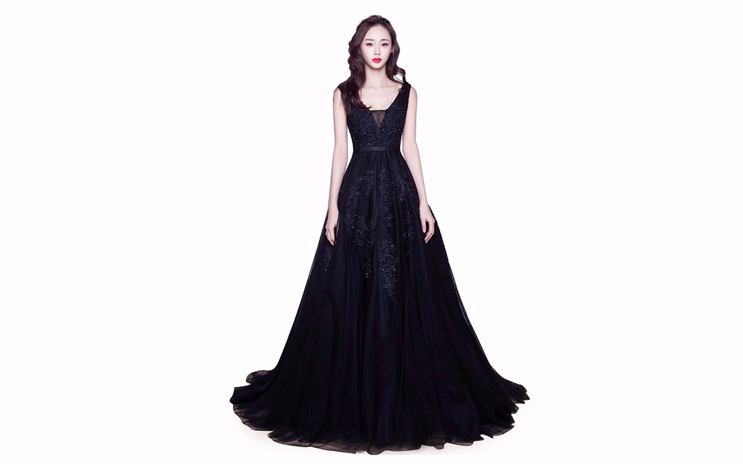 casual black wedding dresses