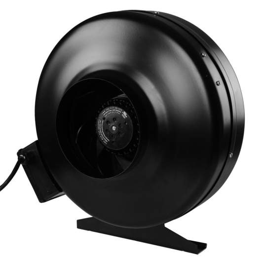  Yescom 8" 720CFM Inline Duct Booster Fan Hydroponics Grow Tent Cooling Ventilation Exhaust Air Blower 