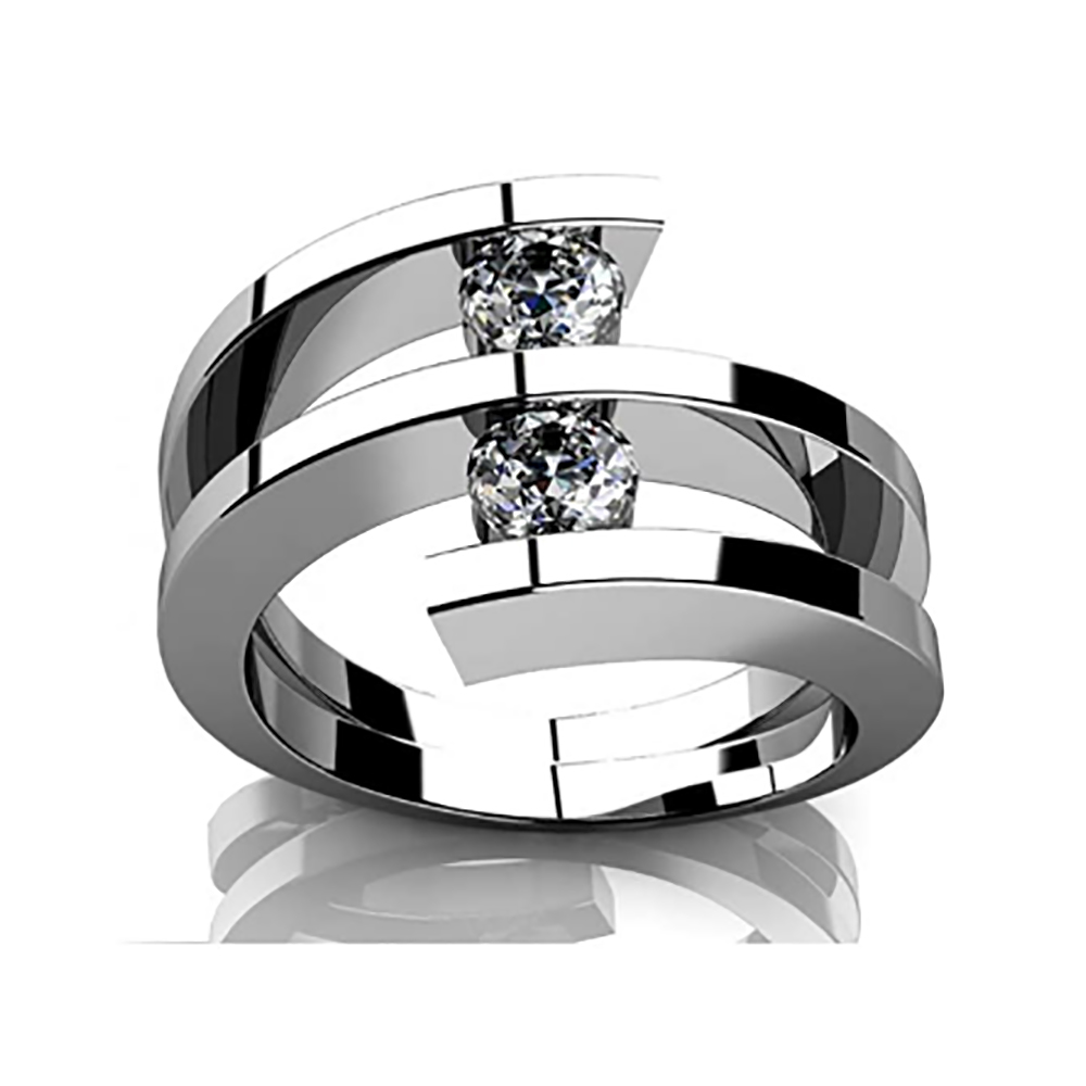 Browse Unique Crisscut® Diamond Wedding Anniversary Rings for Her