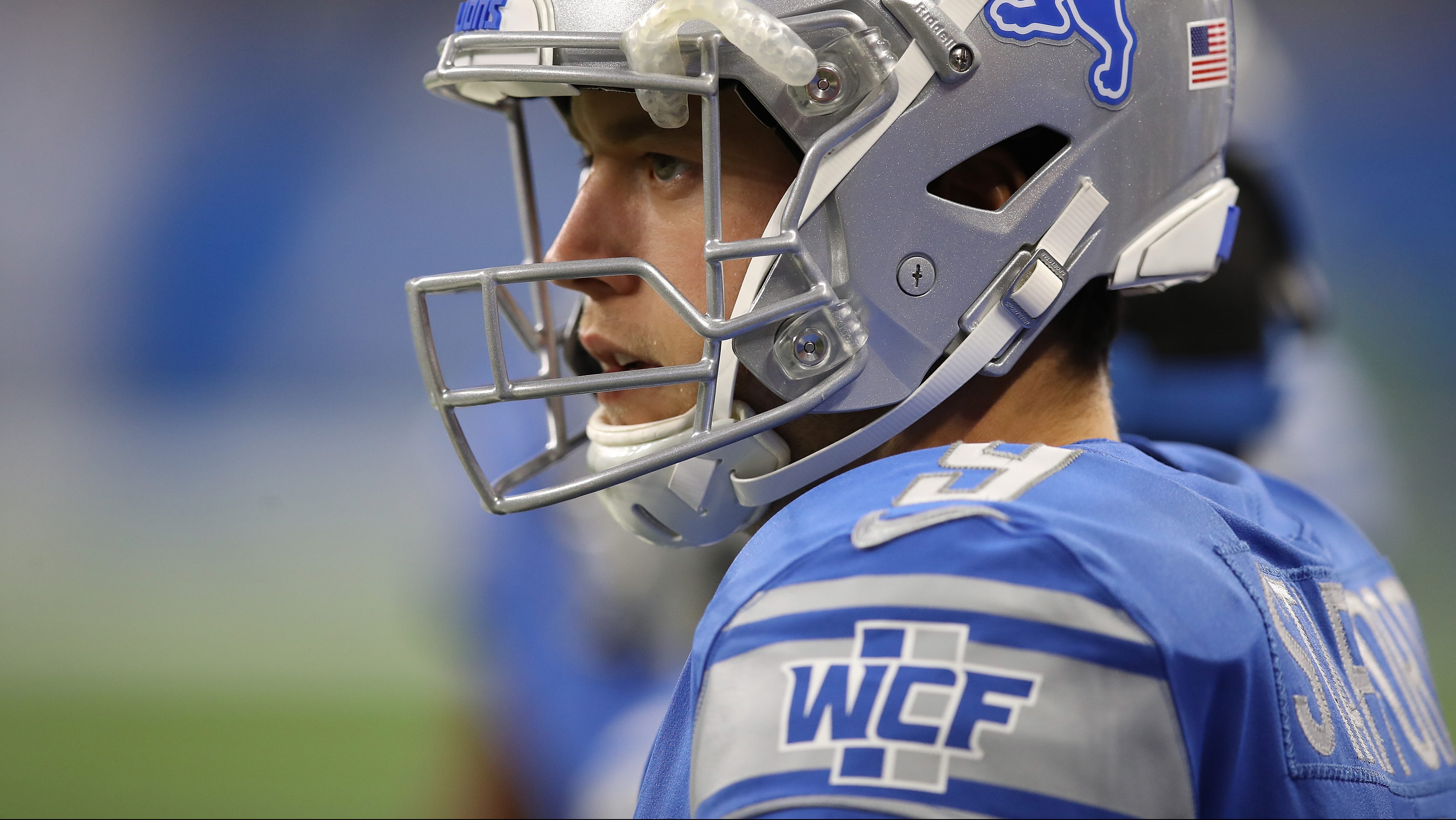 wcf patch on lions jersey